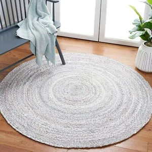 Rug Natural Cotton Handmade Reversible Braided carpet  living modern area rug - Bild 1 von 8