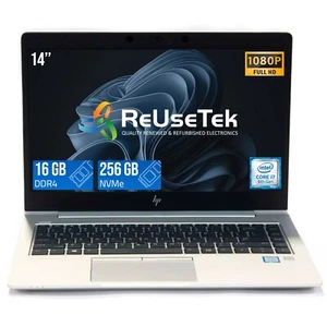 HP EliteBook 840 G5 14.0" Intel Core i7-8550U 16GB RAM 256GB NVMe SSD Win 11 Pro - Picture 1 of 21