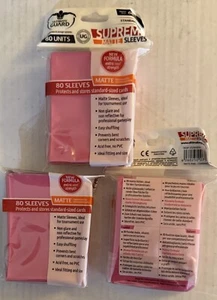Paquetes de 3x (80ct) de fundas Ultimate Guard ROSA 240 TOTAL MATE MATE estándar - Imagen 1 de 1