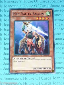 Tarjeta Yu-Gi-Oh Común Mist Valley Falcon SDDL-EN012 Como Nueva 1a Edición Nueva - Imagen 1 de 2