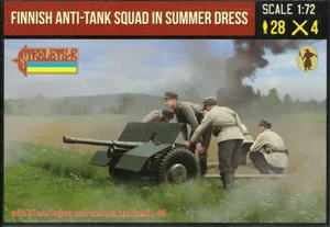 Escuadrón Antitanque Finlandés Strelets 1/72 (20 mm) Segunda Guerra Mundial (uniformes de verano) - Imagen 1 de 1