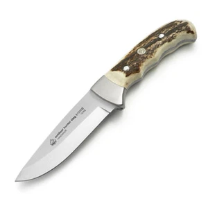 PUMA IP Outdoor Hunter Stag Jagd Taschenmesser Hirschhorngriff Lederscheide - Bild 1 von 2
