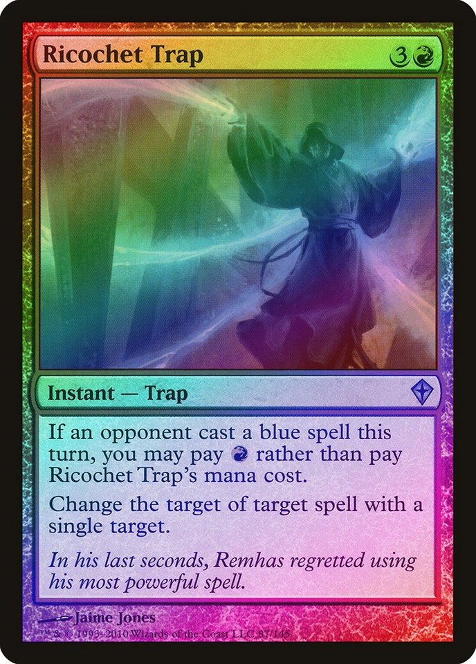 Ricochet Trap FOIL Worldwake PLD Red Uncommon MAGIC GATHERING CARD ABUGames - Image 1 of 1