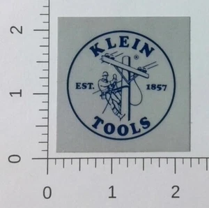 Vintage Klein Tools Mansfield Texas Coal Mining Sticker Decal - Picture 1 of 1
