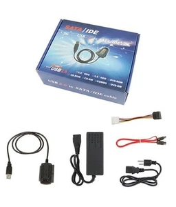Cable Adaptador Convertidor De Disco Duro HDD USB 2.0 A SATA IDE 2.5"/3.5" HSB - Imagen 1 de 1