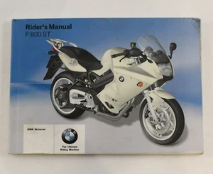 Genuine 2009 BMW F800 ST 4th Edition English Rider's Owners Manual 01417726271 - Picture 1 of 15