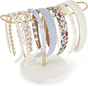 Headband Holder Metal Organizer Display Stand for Hair Accessories, Bracelets - Picture 1 of 12
