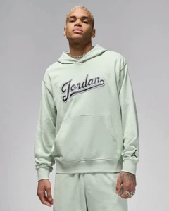 Jordan Flight MVP Men's Fleece Pullover Hoodie Seafoam Green (Size M) NWT - Picture 1 of 11