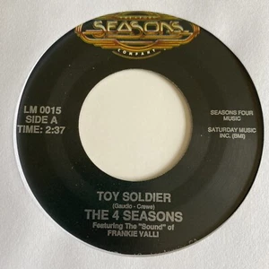 Four Seasons 45 Toy Soldier / Alone NEW reissue unplayed pop vinyl - Picture 1 of 3