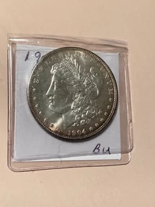 1904 O MORGAN SILVER DOLLAR UNCIRCULATED BU - Picture 1 of 4