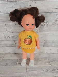 Vintage 1960s Talking TOMY Doll 12" Hong Kong Rubber Face & Arms *For Parts* - Picture 1 of 7