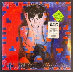 PAUL MCCARTNEY Tug Of War SEALED ORIG 1982 US VINYL LP w/Hype Sticker BEATLES - Picture 1 of 3