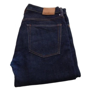Gap Skinny Jeans Japanese Selvedge Waist 32 Leg 30 W32 L30 Button Fly (Q6624) - Picture 1 of 10