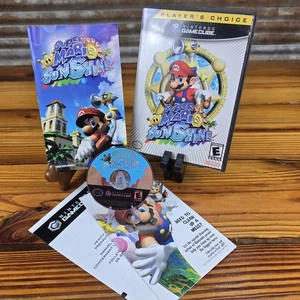 Super Mario Sunshine GameCube CIB Nintendo GameCube Complete w Insert MINTY! - Picture 1 of 8