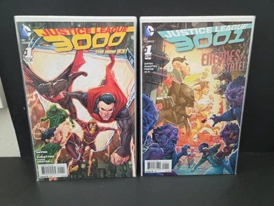 Justice League 3000 #1-15 3001 #1-12 Serie Completa Set #14 Firmado 2015 2016 Foto 1 de 4