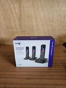 BT Premium Trio Cordless Phones with Answering Machine Used Once - Picture 1 of 5