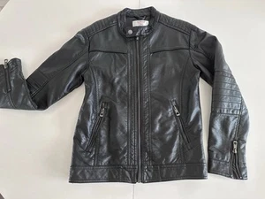 Zu verkaufen: Kinder-Lederjacke aus Eco-Leder für Mädchen, Größe 140 cm. - Bild 1 von 7
