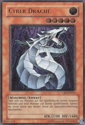 YuGiOh Cyber Drache (V.2) CRV-DE015 Ultimate Rare NM unl. - Bild 1 von 2