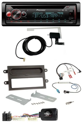 Pioneer DAB CD Lenkrad USB Bluetooth Autoradio für Renault Twingo ab 2015 grau - Bild 1 von 4