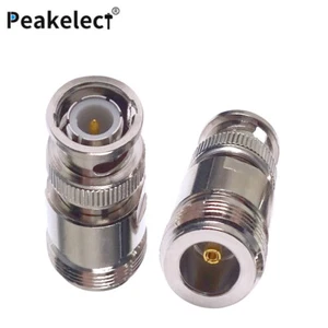 Peakelect BNC Male to N Female Straight RF Coaxial Connector Adapter - Picture 1 of 5