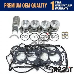 4HL1 Engine Rebuild Overhaul Kit For ISUZU Generator Excavator Tractor - Picture 1 of 6