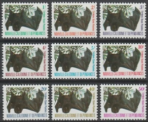 NEW CALEDONIA Sc. J42-50 Postage Due - Bats 1983 MNH - Picture 1 of 1