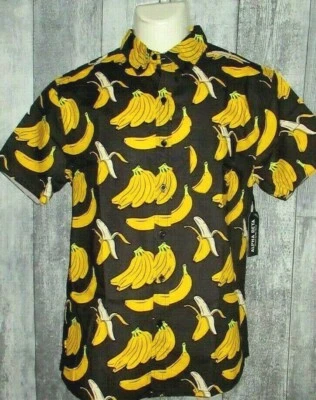 CAMISA HOMBRE ALPHA BETA BANANAS CARBÓN TALLA S Foto 1 de 2