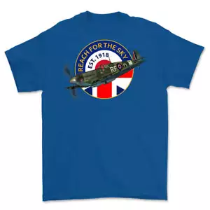 Royal Air Force Since 1918 Printed T-Shirt - Picture 1 of 7