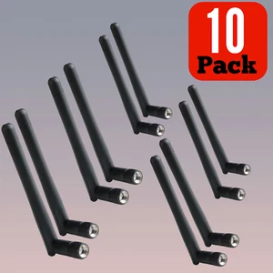 Lot x10-100 RP-SMA WiFi Antenna 2.4/5Ghz Wireless Router Card Female Pin 3Dbi - Picture 1 of 12