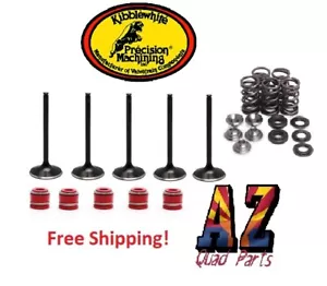 Yamaha Rhino 660 Kibblewhite Head Intake Exhaust Valves Titanium Springs Seals - Picture 1 of 3