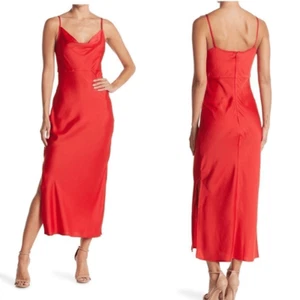Vestido Taylor Midi Sin Mangas Midi, Vestido de Fiesta de Vacaciones/Navidad, Rojo, Talla 10, Nuevo con Etiquetas - Imagen 1 de 13