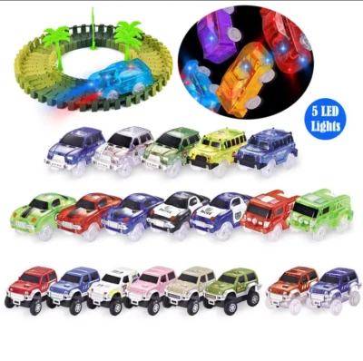 Cars for Magic-Tracks Glow in the Dark Amazing Racetrack Light Up Race Cars - Bild 1 von 4