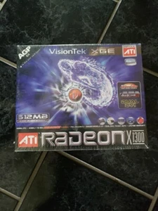 VisionTek ATI Radeon X1300 XGE, 512MB DDR2, AGP Graphics Card. - Picture 1 of 5