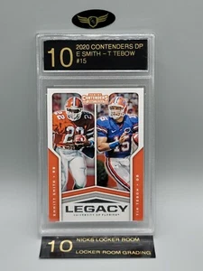 Panini Contenders Draft 2020 Florida Dolphins Cowboys E Smith Tebow #15 LRG 10 - Imagen 1 de 2