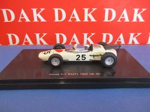 Die cast 1/43 Modellino Auto F1 Honda RA271 US GP 1964 R. Bucknum by Ebbro - Foto 1 di 9