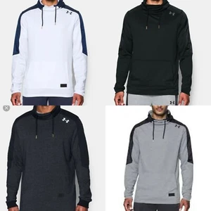 Under Armour Pursuit Cuello Embudo Terry Francés Pullover Sudadera Camisa DEFECTUOSA - Imagen 1 de 17