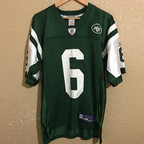 New York Jets Reebok NFL Mens Small Green Jersey #6 Mark Sanchez Cover