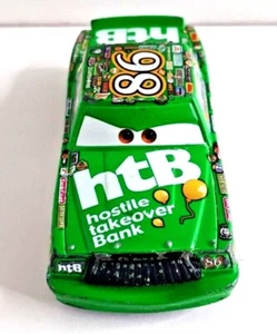 HTB Hostile Takeover Bank #98 Green Die Cast Disney Pixar Movie Collectable - Picture 1 of 4