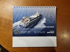 Calendario da tavolo 2024 - NLG Navigazione Libera del Golfo - con elenco navi