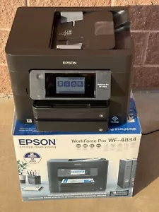Epson WorkForce WF-4834 Wireless All-in-One Color Inkjet Printer Only 287 Prints - Picture 1 of 16