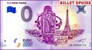 FLYVIEW PARIS / BILLET 0 € / NULL EURO-SCHEIN / UEJP 2018-1 - Picture 1 of 1