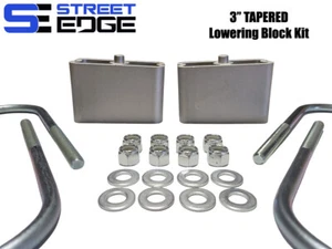 Street Edge 4" TAPERED Lowering Blocks w/2* Angle for 86-94 Mazda B2600/B2200 - Picture 1 of 4