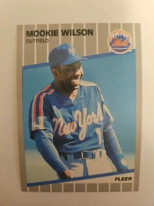 1989 FLEER MOOKIE WILSON #52 NM - Picture 1 of 1