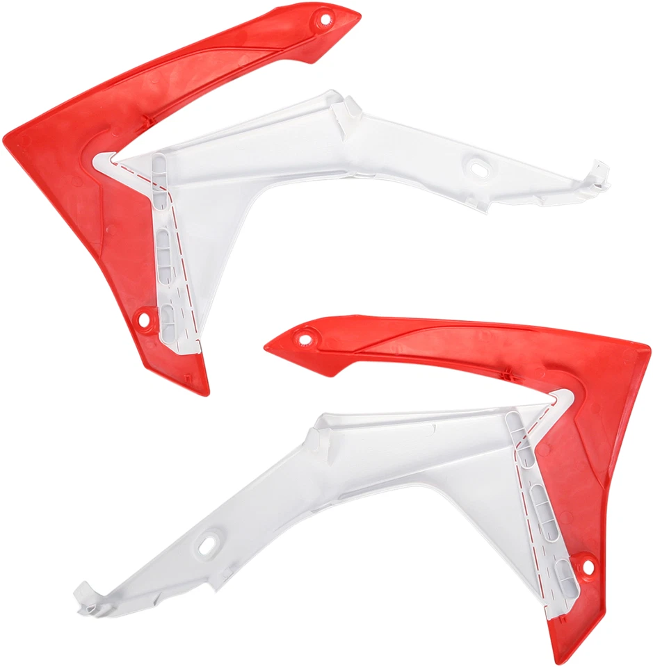 14-17 Honda CRF250R 13-16 CRF450R Cubierta de radiador de plástico izquierda derecha 2314371030 Foto 1 de 1