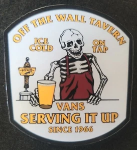 VANS STICKER “ICE COLD VANS SERVING IT UP” 3 1/8 X 3 1/4 GLOSSY - Picture 1 of 1