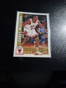 1992-93 NBA HOOPS ROOKIE #364 COREY WILLIAMS RC CHICAGO BULLS NRMT-MT L@@K!!! - Picture 1 of 2