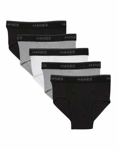 Hanes Boys Ultimate Dyed Briefs With ComfortSoft Waistband 5-Pack - Picture 1 of 4