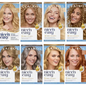 Clairol Nice'n Easy Permanent Hair Color Cream Hair Dye, 1 Application - Picture 1 of 24