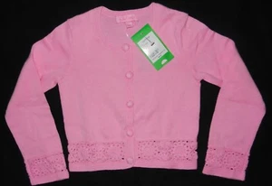 NWT LILLY PULITZER GIRL'S SIZE 4 BUNNY CARDIGAN SWEATER SRP $88 - Picture 1 of 4