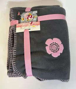 Purepink Breast Cancer Research Blanket Throw Fleece Cozy Plush 50x60 NWT - Picture 1 of 4